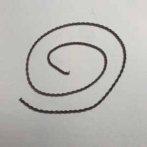 Sterling Silver 925 Scrap Long Chain Necklace 24 3/4 inches 9.22 grams As Is